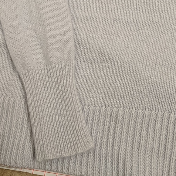 Leo and Sage cashmere sweater light teal green  M - Picture 6 of 15